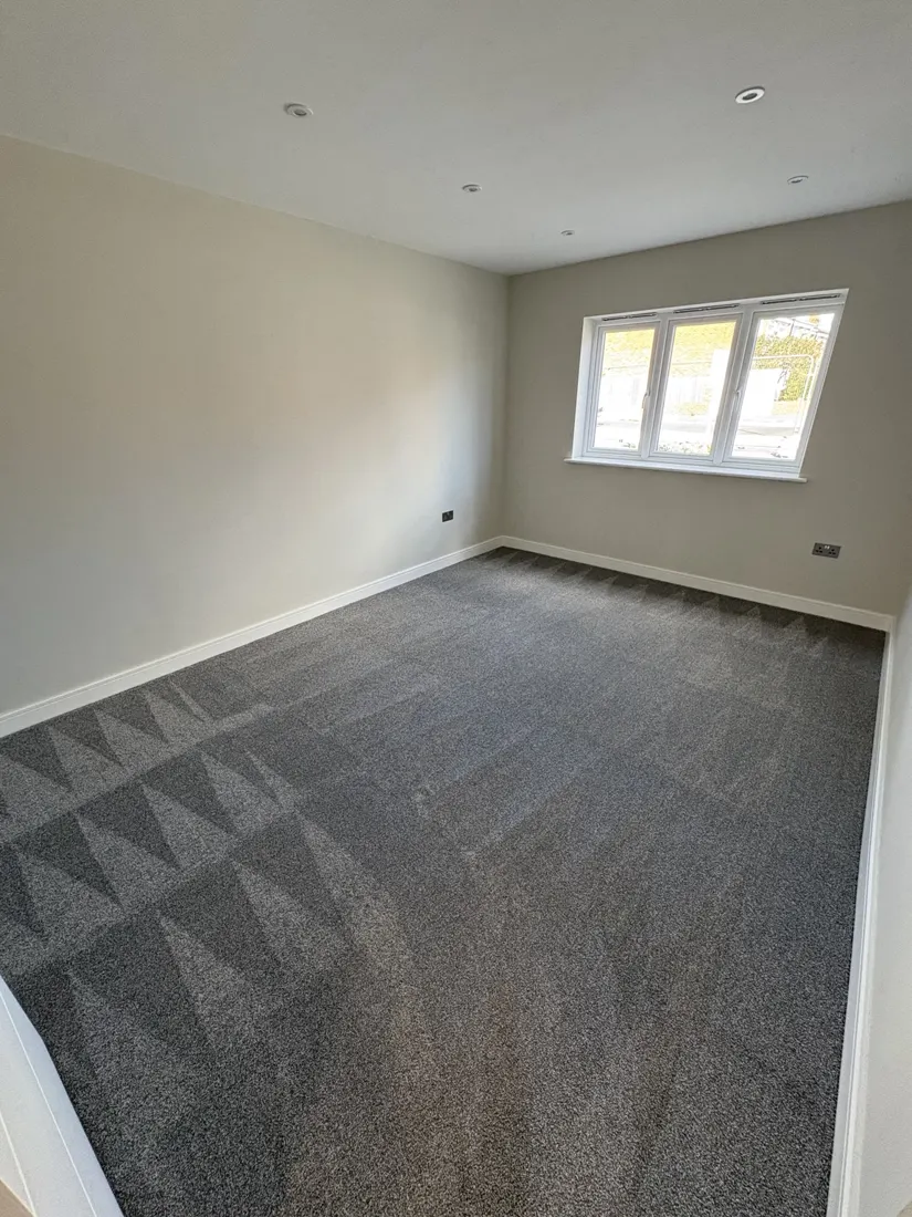 Clean finished room