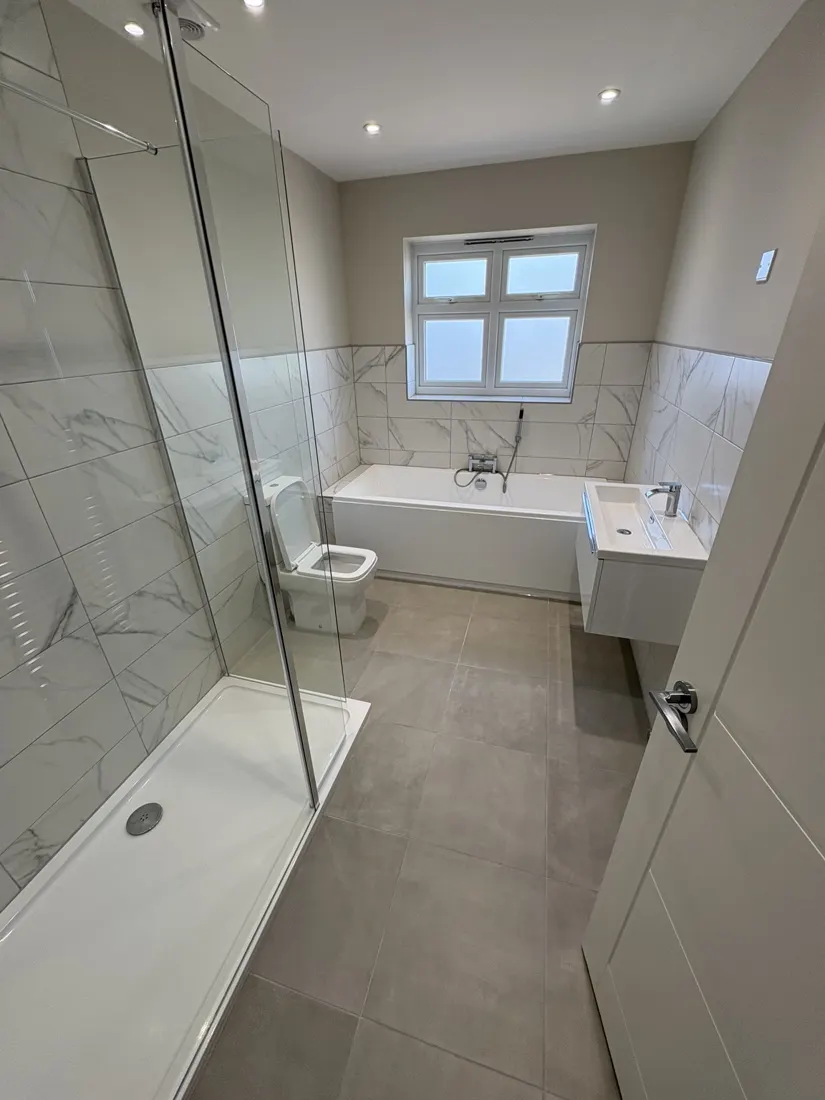 Clean bathroom